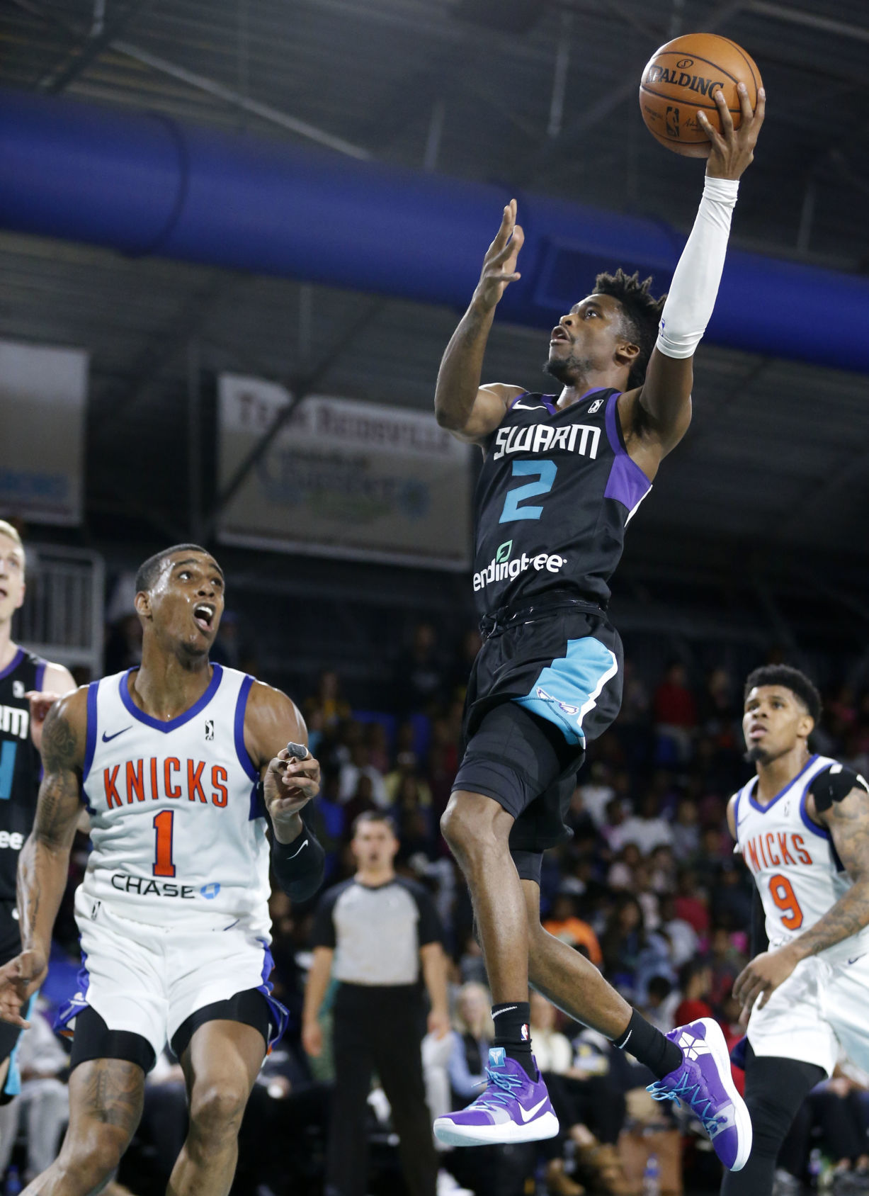 Greensboro Swarm plays Erie Bayhawks
